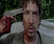 Fun fact, this was not actually in the script. The actor, for Nicholas (being a method, actor)actually shot himself. Glenns reaction was actually raw! It was supposed to be taken out, but Scott Gimple said to leave it. Bravo Gimple!!! from actor momaya viswanath