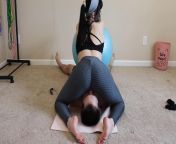 Ivyminxxx, and her sexy yoga booty cheeks from aftynrose asmr sexy yoga classes patreon