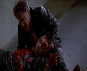 During the final scene of Reservoir Dogs (1992), all Mr Orange (Tim Roth) has to do to survive is keep quiet for, like, ten more seconds. Seriously what a fucking idiot, just don&#39;t say anything from bm dogs xxxa all xxx can