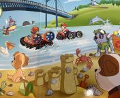 Paw Patrol on the beach: Is Skye nude? from paw patrol e621