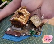 Really love this Viking Village! Here&#39;s the two houses combined! from village chinna ponnu s
