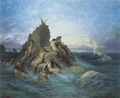 Gustave Doré - The Oceanids (1860s) [2000 x 1385] from 托里县找小姐约上门服务123薇信咨询网止▷wk212 com125托里县预约外围小姐服务 托里县找小妹约上门服务 1385