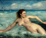 Kate Winslet swimming nude in Bahamas made with StarryAI from kate winslet nude from tit