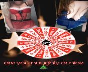 We are always being naughty ? why dont you see if youve been good or bad this year? Take a spin on our wheel. Either you get a ? or have to have to send us one??? [selling] kik indiana_hottie or ruthyyyxx from hot swetha teasing fans being naughty