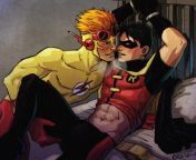 Robin bound to the bed by Kid Flash (Cris) from cris helminson sexing
