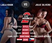 Hi guys. Would you like to see me fighting for LCF? Please vote for me ?https://lingeriefc.com/product/lfc-madness-2-laila-khan-vs-julie-silvero/ from pashto singar laila khan porn video