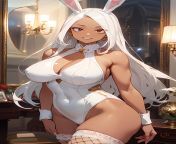 Sexy rabbit goddess looks sexier in a sexy rabbit suit. from 渡邊萬美渡辺万美 寫真集 《rabbit》 jpg