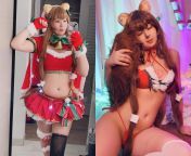 Self-made Christmas Raphtalia cosplays from RERISE + Sakimichan by Ribaibu [SELF] from taylor made 304