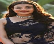 Kajal Agarwal navel in black transparent saree from tamil actress sonia agarwal xxx vidsriyamani hot sex saree