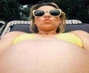 Sandra Kuhn Mega Babybauch Im Bikini from sandra orlow nude 21