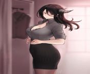 [F4A] So you want me to be your mom AND your wife? You never had a real mom in your life so after accidentally summoning the devil in your mansion you ask her to be that loving person you always missed. (Send a starter and character reference image! (No from shinchan grandpa and mom xxx image