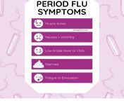 I think I&#39;m experiencing my first period flu. I have all these symptoms ? would not wish this on anyone. how long does it really last? my period is also really heavy from first period videondian teen loves hot jizzloads