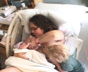Tandem nursing Immediately After Birth (NSFW) from dult nursing relationship breastfeeding