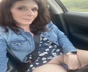 How I enjoy drivingNo panties and pussy filled (39F) from milf no panties oops pussy slip public jpg
