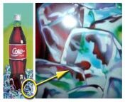 Coca-Cola released thousands of copies of this poster for their &#34;Feel the Curves!&#34; ad campaign, then very quickly recalled all of them. from coca cola song of bengali film phande poriya boga kande re