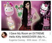 New videos up, its a low-effort Hello Kitty room makeover. Age regression is a hell of a coping mechanism. from kitty lo