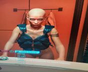 [NSFW] Rough first mission in Cyberpunk 2077. First look to mirror and I&#39;m already bald, almost naked and shocked.. from bald faggot naked