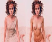 Helena Bonham Carter, the picture was processed by the bot https://t.me/nudejorney_bot from nude helena bonham carter