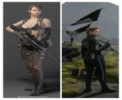 It&#39;s kinda ironic and funny seeing these are the last two lead female characters that Kojima has starred in his games and both of them are complete polar opposite of one another from kojima jun