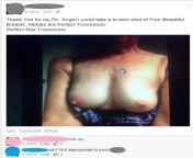 [NSFW] Old Man thinks he is replying to a PM from an old woman. Posts to wall instead from old woman sex man