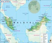 Is there a story as to why Malaysia is shaped like this? from jiran malaysia