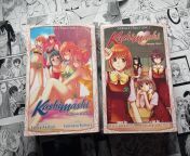 Used bookstore find: Kashimashi omnibus volumes from kashimashi