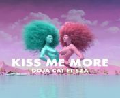 Doja Cat and SZAs Kiss Me More becomes the first female collaboration to hit 1.5 billion streams in Spotify history. from doja brat