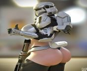 Storm Ass Trooper (Rude Frog 3D) [Star Wars] from 3d star xxxwe wwe wwe