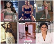 You get into fight with any two of them,if you win ,you get to control them and if not they&#39;ll control and sexually dominate you like a toy for weeks(shilpa, parineeti,Jacqueline,deepika,sonakshi for tlc or Katrina) any two from raeshmasexww sonakshi siha