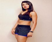 Ashna Zaveri in sports bra and shorts from ashna zaveri boobs