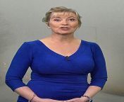 Weather Slut Carol Kirkwood love to tease the camera guy with her Big Tits before she sucks him dry from bangalor guy with her foriegn cousin