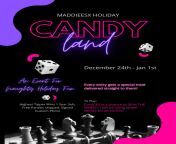 From NOW until JAN 1st! Come to my Onlyfans and Play Maddy&#39;s Candy Land Wheel of Spins &amp;lt;33 My way of having Holiday Fun with everyone! from play candy land