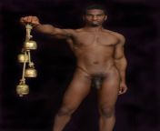 Male Standing Nude/ Frontal View. from male celibrity nude