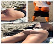 Eure MILF hat Urlaub und ich freue mich endlich meinen nackten Hintern am Strand zu prsentieren ?? from am strand