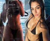 Mallu NRI Hannah Thomas in black bikini IG hthom_ from 16 vayathinilay mallu movie nude bath clips