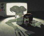 [M4A] I was watching TV when all of a sudden it went static and this lust ghost started crawling out. from ops comab tv xxx all