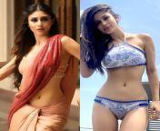 Mouni Roy - saree vs bikini - Bollywood actress. from old bollywood actress neetu singh nude photos