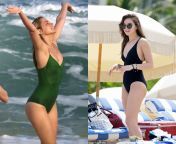 Pick one to spend a day at the beach with and go back to her beach house where she begs you to pound her ass. Ana de Armas or Hailee Steinfeld. from at the beach with black maria one piece hentai