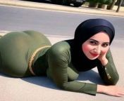 Middle Eastern hijab big booty from hijab sec