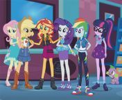 By now everyone knows how hot the (Equestria Girls) are.. Anyone willing to watch and jerk to a movie of it? Maybe even... get naughty for their other &#34;version&#34; from derpibooru spike gets all the equestria girls