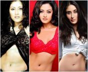 Navel 3 way Battle : Rimi Sen vs Riya Sen vs Kareena Kapoor from riya sen sexy marath