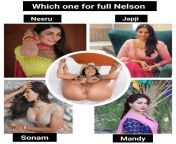 Neeru,Japji, sonam and Mandy kidi full Nelson leni aw? Me tha japji from www nine tha