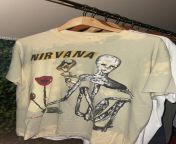 Does anyone have any vintage nirvana tshirts? Or any vintage band tees for that matter? Im paying cash! Message me if you have any! from vintage oldman