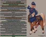 Helping the mail lady to relieve herself [Futanari] [Blowjob] [horse cock] [Centaur girl] [Anon commision] &#124; Art: WMDSketches from capristan swim 124 art basel miami
