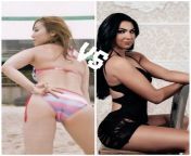 The Rundowns Hottest Woman in WWE Tournament: The Sexy 16 Billie Kay vs. Kairi Sane (link to vote in comments) from hinde 16 vars sax