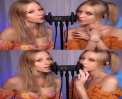 Katrine ASMR twins vid from valeriya asmr twins patreon video