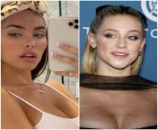 You win a ticket to see lili reinhart and madison beer having sex WYR see lili reinhart fuck madison or madison fuck lili and why ? from madison beer leaked videodhost siren image shar