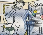 Nude art, by Roy Lichtenstein from mypornsnap nude pre youngatabdi roy naked photos