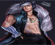 Back When We Thought The Closest We Would Get To A Sett Band Skin Were KDA Sett Fan ART ?(LainValentine) from selpa sett