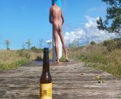 Natural shower. Beach, beer with Dougalls &amp; REFU. from mboro refu no gay kutombana